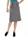 Banana Republic Women's Tall Button Plaid Skirt