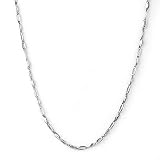 18k White Gold 5.00mm Mariner Link Chain Necklace - 18