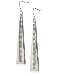 Dean Davidson "RUNWAY" Silver Cubic Zirconia Runway Earrings