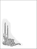 Bottle Labels for Wine--Candlelight Rose Silver