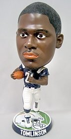 San Diego Chargers Ladainian Tomlinson Forever Collectibles Phathead Bobble Head