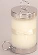Gardenia White Demi Candle #76029