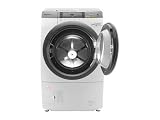 パナソニック 9.0kg ドラム式洗濯乾燥機【左開き】（クリスタルホワイト）Panasonic ECO NAVI WジェットDancing NA-VR3600L-Wの画像