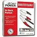 Coleman Cable Systems, Inc. 08760 4 Gauge, 20 Foot Booster Cables with Parrot Jaw Clamp