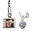 Miami Heat Heart Bracelet/Cell Phone Charm Package
