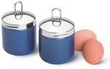 RSVP Porcelain Egg Coddlers - Blue (set of 2)