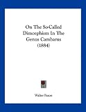 On The So-Called Dimorphism In The Genus Cambarus (1884)