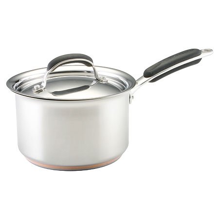 KitchenAid Covered Saucepot - Stainless Steel/ Copper (3 qt.)