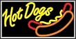 Hot Dogs Lightbox Sign