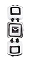 Moschino Ladies 7753260055 'I Love 70's' Black/White Expandable Bracelet Watch