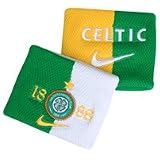 Glasgow Celtic FC officiel Green BANDES BLANCHES bracelet en or