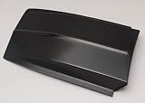 Harwood HRD-1107: Hood Scoop, Cowl Induction, 43 in. Long, 28 in. Wide, 4 in. Tall, Fiberglass, Black Gelcoat, Each