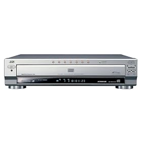 JVC XV-FA902SL 7-Disc DVD Player , Silver by JVC