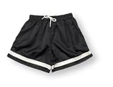 Code Four Athletics Vashon team soccer shorts - size Youth L - color Black/White