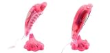 Novelty Desktop Dolphin Corded Telephone - Pink