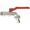 Profigarden 3101SHP Kugelhahn Messing 1/2" mit Schlauchverschraubung