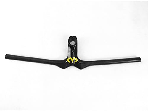 mostoor 620mm*100/110mm Carbon Handlebar Integrated with Stem for Mountain Bicycle