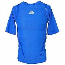 adidas(アディダス） 09-Q1 TF Power Web ｼｮｰﾄｽﾘｰﾌﾞ Tｼｬﾂ エアフォースブルー&times;トランスパレント&times;ライトオニックス