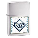 Zippo Lighter MLB Tampa Bay Devil Rays, Satin Chrome
