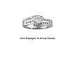 Stunning Genuine 925 Sterling Silver Cubic Zirconia Engagement Ring