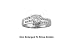 Stunning Genuine 925 Sterling Silver Cubic Zirconia Engagement Ring.