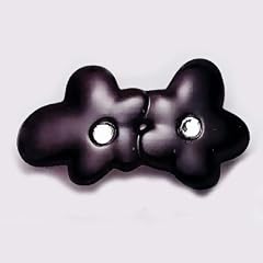 Caravan Dimple Flower Stoned Barrette Black 95 mm (Haarspange)