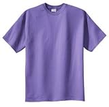 NEW Port & Company - 100% Cotton Essential T-Shirt Violet-L