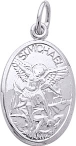 Childrens Toyshop  Jewelry : St. Michael Charm by Rembrandt Charms