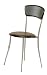 Adesso Cafe Chair, Black/Steel