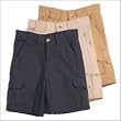 Boys Constructed Cotton/Nylon Cargo Shorts