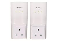 D-Link DHP-P307AV/B 200 MBPS Pass Through PowerLine Homeplug AV Network Starter Kit