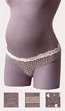 3 pack striped maternity bikini panty