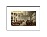 Reading Room, Historical Library, Madison, Wisconsin Architecture Pre-Matted Poster Print, 11x14