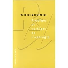 Prodiges et vertiges de l'analogie