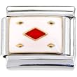Diamonds Playing Card Italian Charm