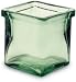 Square Glass Candle Holder - Clear
