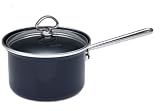 Review Chantal 35-162S BL / Chantal Enamel-On-Steel 2-Quart Saucepan with Glass Lid, Cobalt Blue