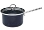 Chantal Enamel-On-Steel 2-Quart Saucepan with Glass Lid, Cobalt Blue