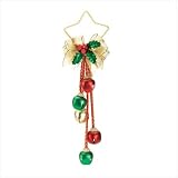 XMAS BELL W/HOLLY ORNAMENT