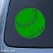 SOFTBALL - Car, Truck, Notebook, Vinyl Decal Sticker #1303 | Vinyl Color: Green
