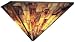 Tortoise Shell Mosaic Medici Bronze Tiffany Wall Sconce - QUZ-TF879Z