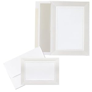 Wedding Invitation Kit White Pearl 50ct