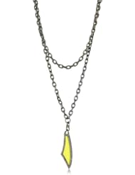 Paige Novick Citron "Triangles" Detachable Pendant Necklace