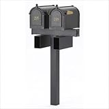 Duo Post for Mailbox Finish: Bronze