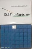 Premium Pool Table Billiard Cue Chalk 72 Pieces Blue
