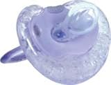 Nuby Orthodontic Gel Pacifiers 2pk-0-6 Months Colors May Vary