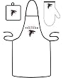 Atlanta Falcons Grilling Apron Set - Football Sports Merchandise