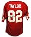 John Taylor Autographed San Francisco 49ers Red Throwback Jersey with 