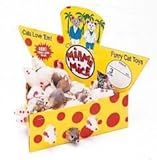 Picture Ethical Pet Products (Spot) CSO2928BX 60-Pack Plush Mice Cheese Wedge Shape Cat Toy, 2-Inch