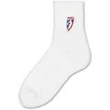 For Bare Feet Wnba Logo Crew Socks Large For Bare Feet Wnba Logo Crew Socks Large